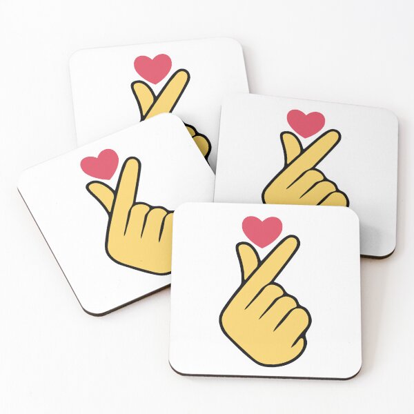 Item preview, Finger heart emoji designed and sold by The Love Quill.