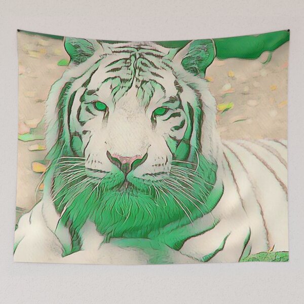 Aperçu de l'œuvre Tiger green créée et vendue par Live-Art.
