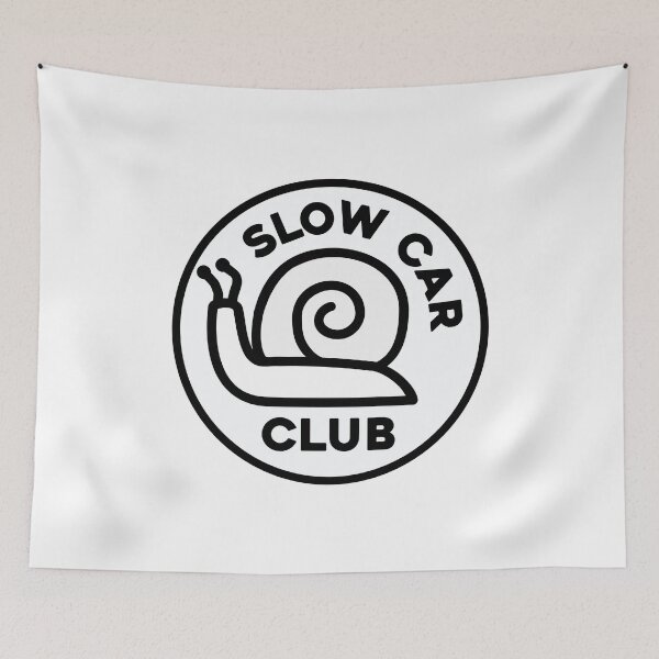 Item preview, Slow Car Club - Black and White designed and sold by ApexFibers.