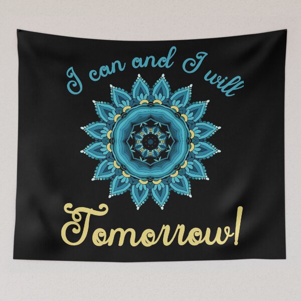 Item preview, I can and I will.... Tomorrow! designed and sold by MerWishes.