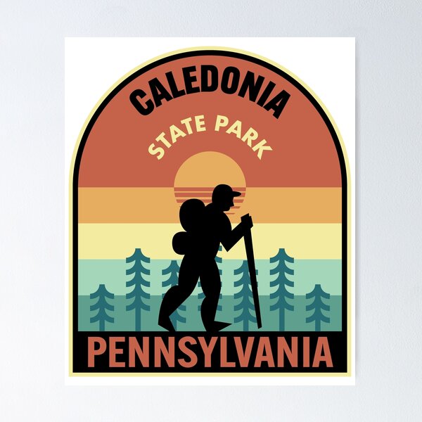 Item preview, Caledonia State Park Pennsylvania Retro Hiking designed and sold by HalpinDesign.