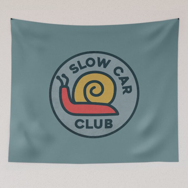 Item preview, Slow Car Club - Light Blue designed and sold by ApexFibers.