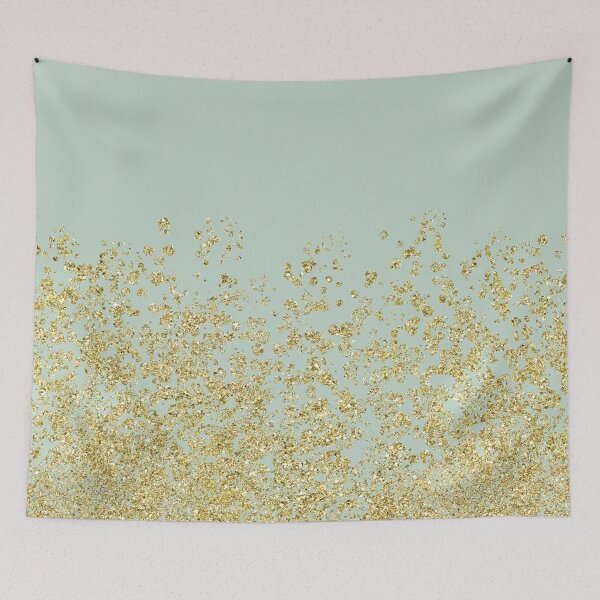 Item preview, Golden ombre - icy mint designed and sold by peggieprints.