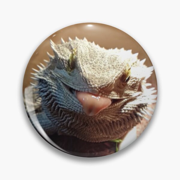 Item preview, Adorable cute cheeky bearded dragon tongue designed and sold by Skaja.
