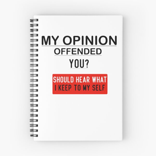 Item preview, Copy of My Opinion Offended You, Funny gift Offensive Rude Novelty Gift for, Mens Women Fun Crazy Funny Humor gift idea  designed and sold by LouzaArte.