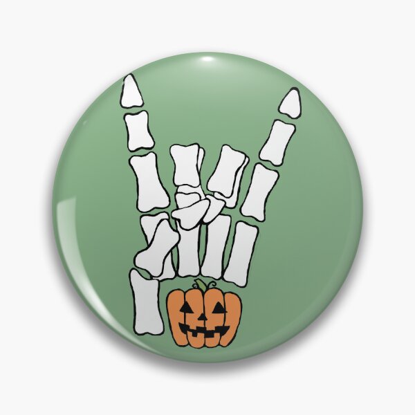 Item preview, Skeleton Hand - Rock On Cartoon Halloween designed and sold by vron615.