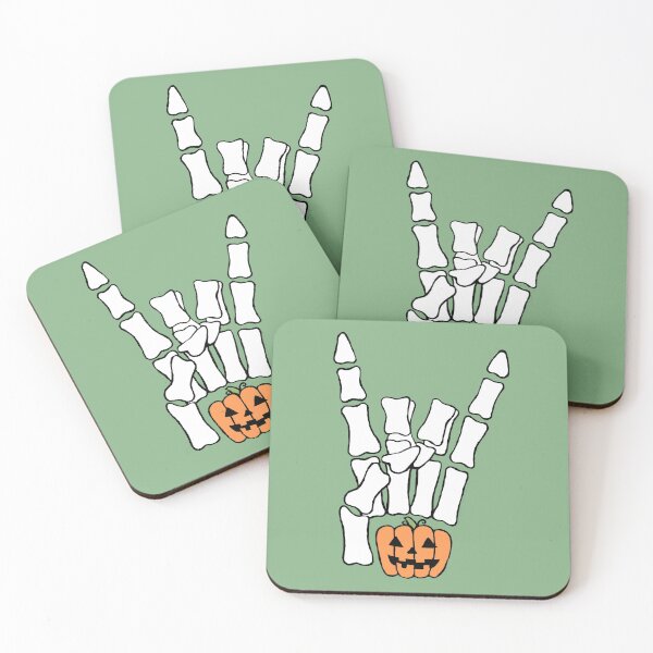 Item preview, Skeleton Hand - Rock On Cartoon Halloween designed and sold by vron615.