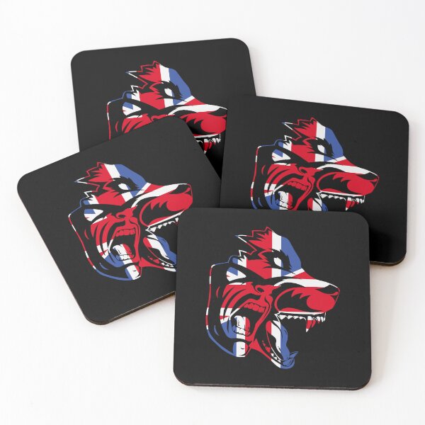 Item preview, United Kingdom Flag UK Flag Great Britain Werewolf Fan Sport Patriot designed and sold by BEAST NYC.