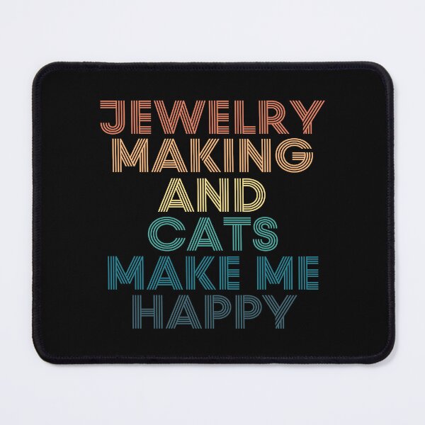 Item preview, Jewelry making And Cats Make Me Happy designed and sold by kindxinn.