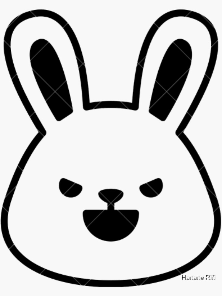 Bad Bunny Bad Bunny Sticker For Sale By H2a0n0a2 Redbubble 