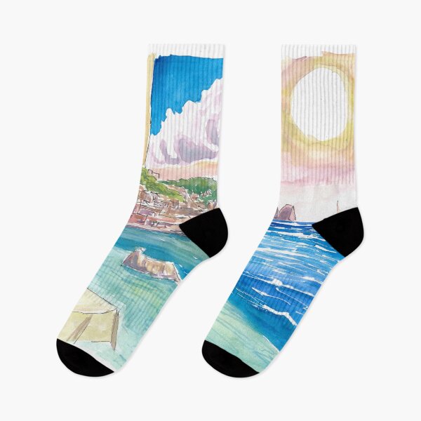 Item preview, Capri Epic View and Refreshing Drink with Faraglioni Rocks designed and sold by artshop77.