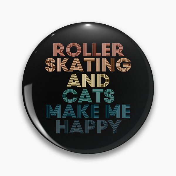 Item preview, Roller skating And Cats Make Me Happy designed and sold by kindxinn.