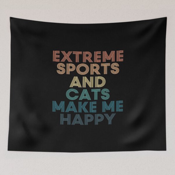 Item preview, Extreme sports And Cats Make Me Happy designed and sold by kindxinn.