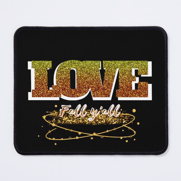 Item preview, Love Fall Y'all (Gold Orange) designed and sold by SimplyMe-Plus.
