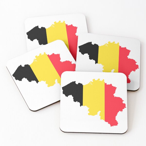 Item preview, Belgium flag map designed and sold by hrcdesign.