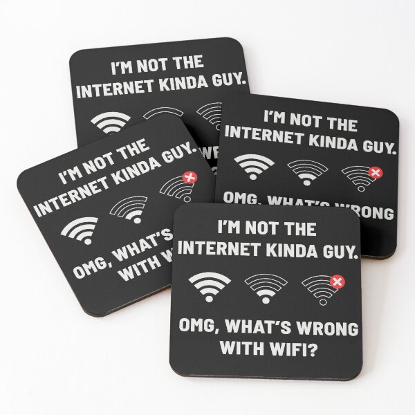 Item preview, I'm Not The Internet Kind Of Guy Funny WiFi Joke designed and sold by Zagach Letters.