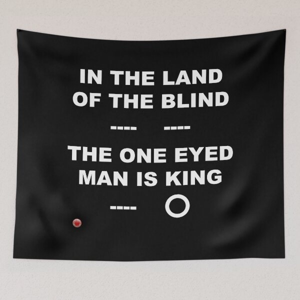 Item preview, The Land Of The Blind designed and sold by WanderingAtom.