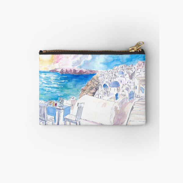 Item preview, Santorini Sunset View with Rooftop Bar and Fruit Juices  designed and sold by artshop77.
