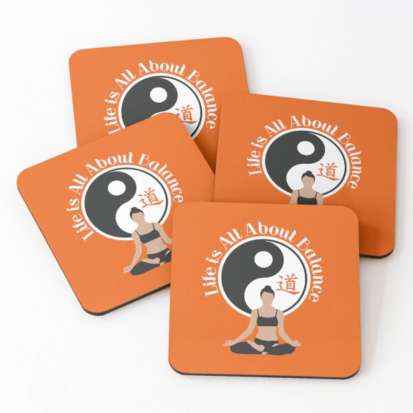 Item preview, Life is All About Balance | Orange | Yoga designed and sold by Pisutachio.
