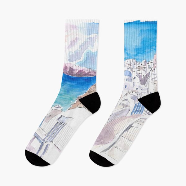 Item preview, Santorini Sunset View with Rooftop Bar and Fruit Juices  designed and sold by artshop77.