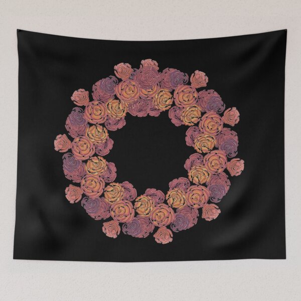 Item preview, Rosey Rose Wreath, Pink designed and sold by ANoelleJay.