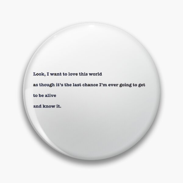Item preview, Mary Oliver - October - Quote designed and sold by brainbag.