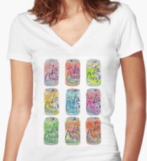 La Croix Cans Women's Fitted V-Neck T-Shirt