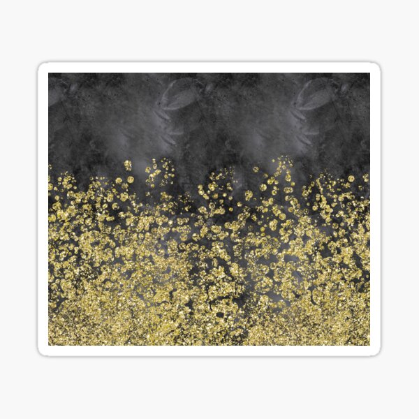 Item preview, Golden ombre - black leather designed and sold by peggieprints.