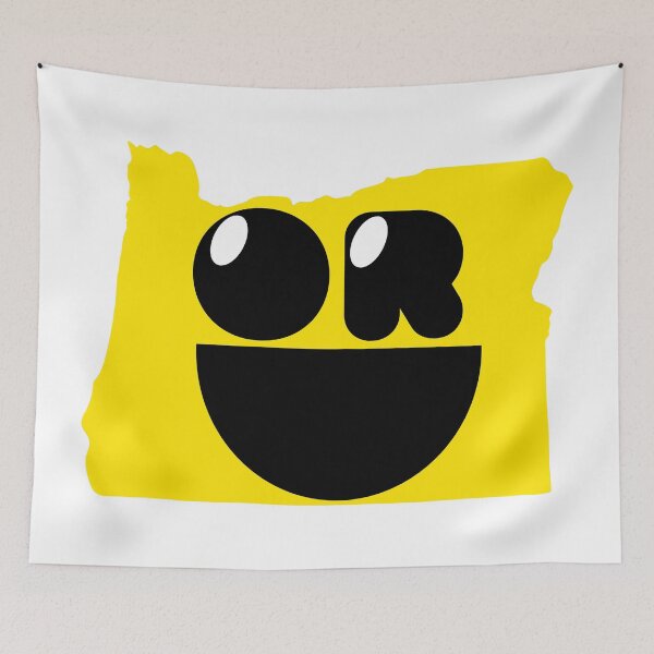 Item preview, Oregon States of Happynes- Oregon Smiling Face designed and sold by pelagio.