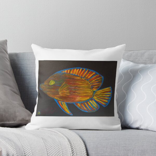 Item preview, Angel Fish Finger Painted MKART designed and sold by MKinnamanArt.