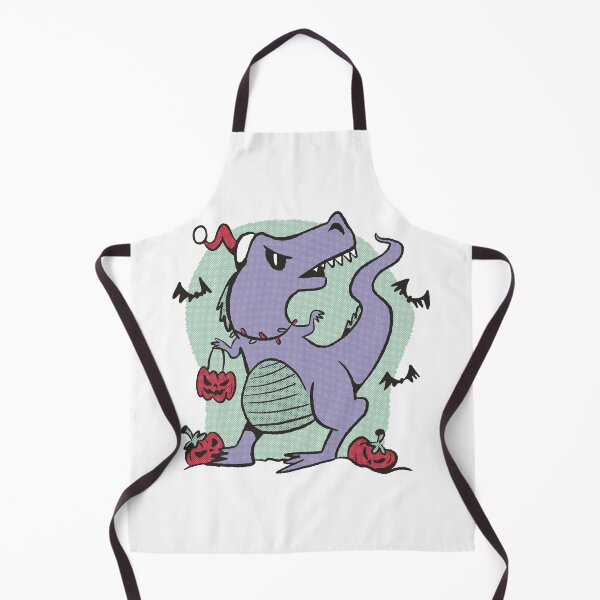Aperçu de l'œuvre T-Rex Halloween Noël créée et vendue par M-Design1.
