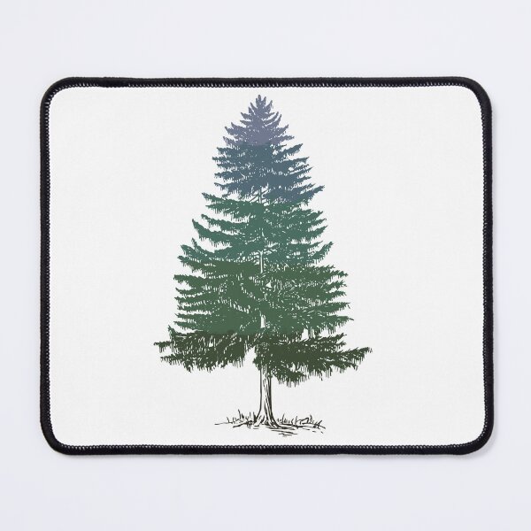 Item preview, Simple Painted Mountain Pine Tree for Environment Lover designed and sold by 18thCircusCat.