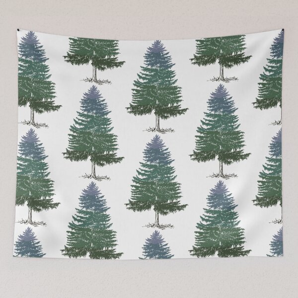 Item preview, Simple Painted Mountain Pine Tree for Environment Lover designed and sold by 18thCircusCat.