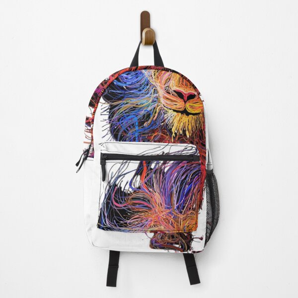 Item preview, Colorful lion, abstract art designed and sold by zeljana0504.