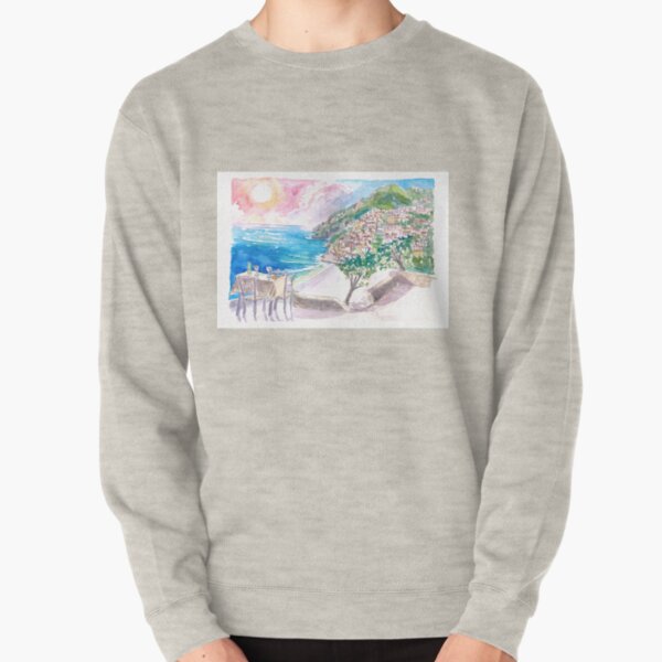 Costa de Amalfi Italia Sudadera Positano Crewneck Capri Sudadera