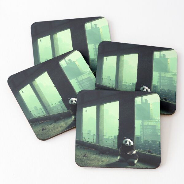 Item preview, Panda bear during the apocalypse. designed and sold by Maniock.