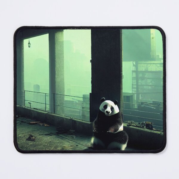 Item preview, Panda bear during the apocalypse. designed and sold by Maniock.
