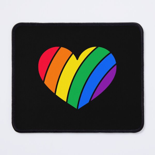 Item preview, Rainbow heart emoji designed and sold by The Love Quill.