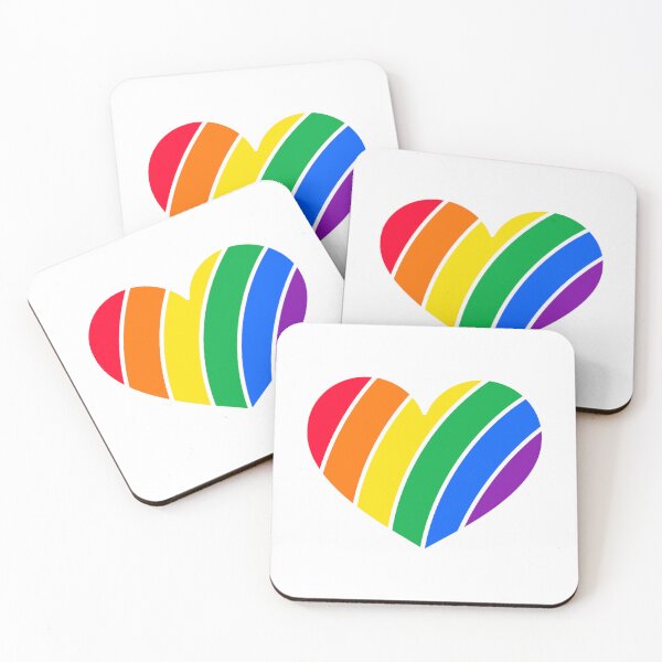 Item preview, Rainbow heart emoji designed and sold by The Love Quill.