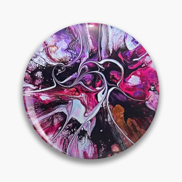 Item preview, Radiant Bloom in Hot Pink by Monica Darling, FlowingLotus Art designed and sold by FlowingLotus.