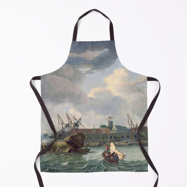 Item preview, Abraham Storck The Island of Onrust near Batavia (Jakarta) designed and sold by OldTimeArt.