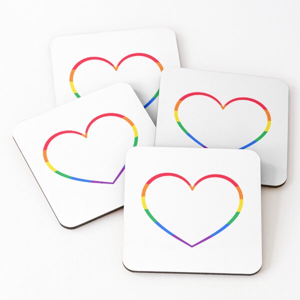 Item preview, Rainbow heart emoji designed and sold by The Love Quill.