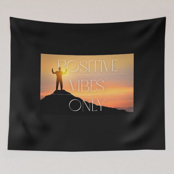 Item preview, Positivevibes only mountain designed and sold by HarriPaloma.