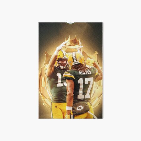 Davante Adams Home Jersey Art Board Print for Sale by