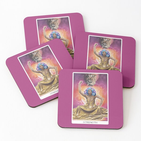 Item preview, Strength Tarot Card designed and sold by Artbykayleighb.