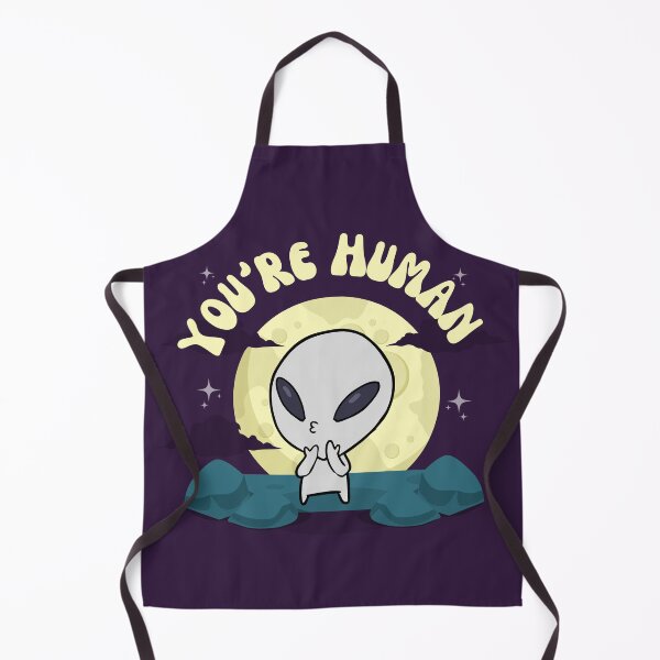Item preview, You're human, funny alien design designed and sold by reka88.