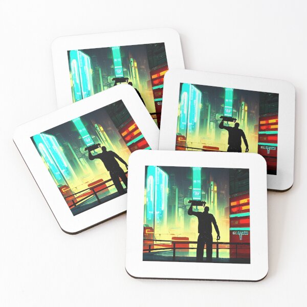 Item preview, cyber city night designed and sold by dex1one.
