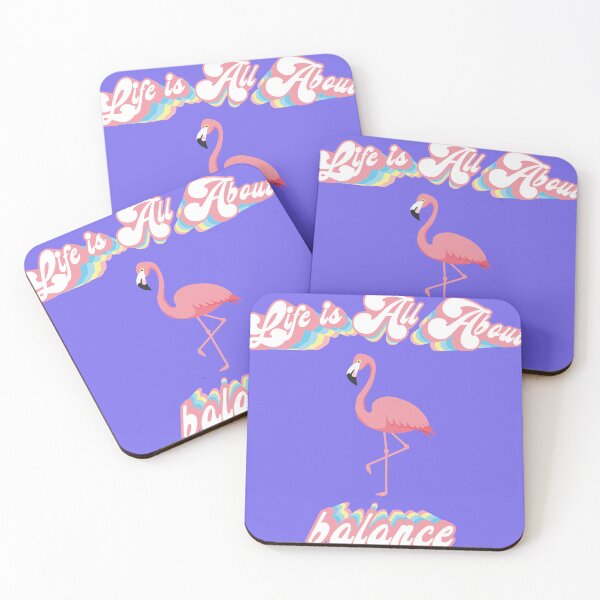 Item preview, Life is All About Balance | Flamingo designed and sold by Pisutachio.