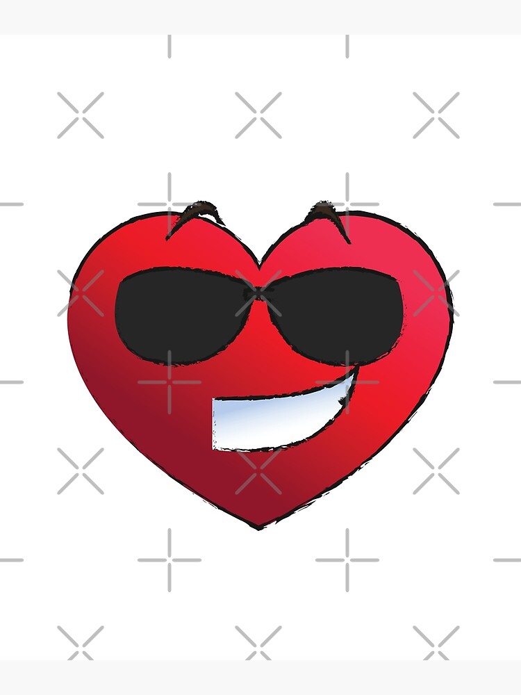 "Hollow heart emoji" Poster for Sale by CorneliusDesign Redbubble