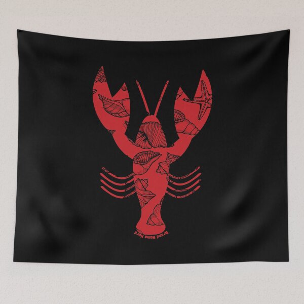 Item preview, Lobster with Shells - A Crustacean Compilation  designed and sold by BrandNameNerd.